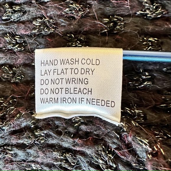 Belldini Women's Open Cardigan Jacket Black Long Sleeve Sweater w/Pockets Size M - Picture 7 of 9